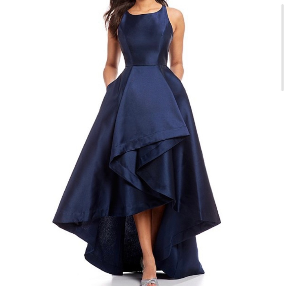 Adrianna Papell High-Low Gown